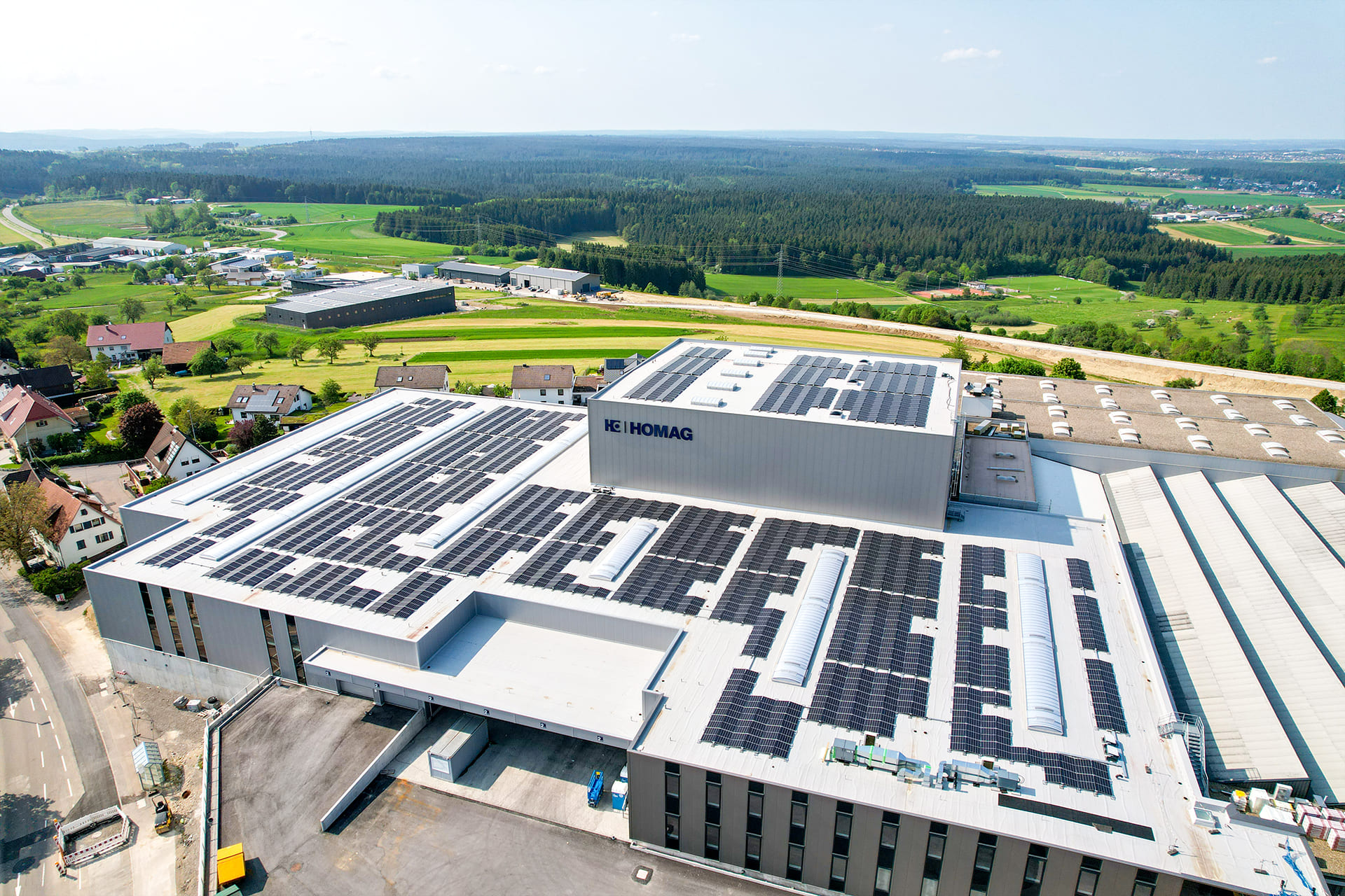 ENPLA - Photovoltaikgroßanlage bei Firma HOMAG Schopfloch