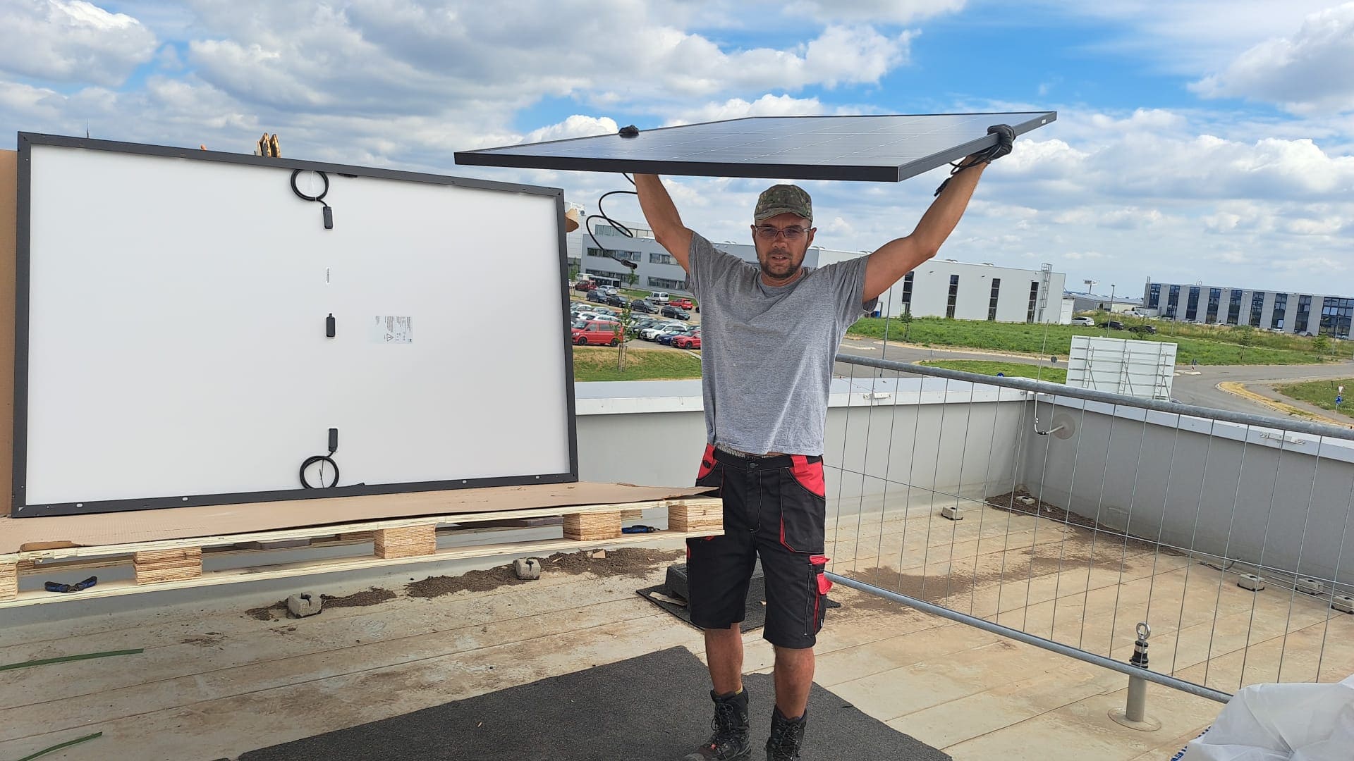 ENPLA - Photovoltaikgroßanlage bei Firma Hermle in Rottweil