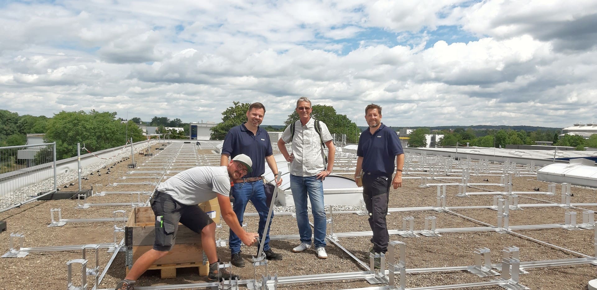 ENPLA - Photovoltaikgroßanlage bei Firma HEKU Weingarten