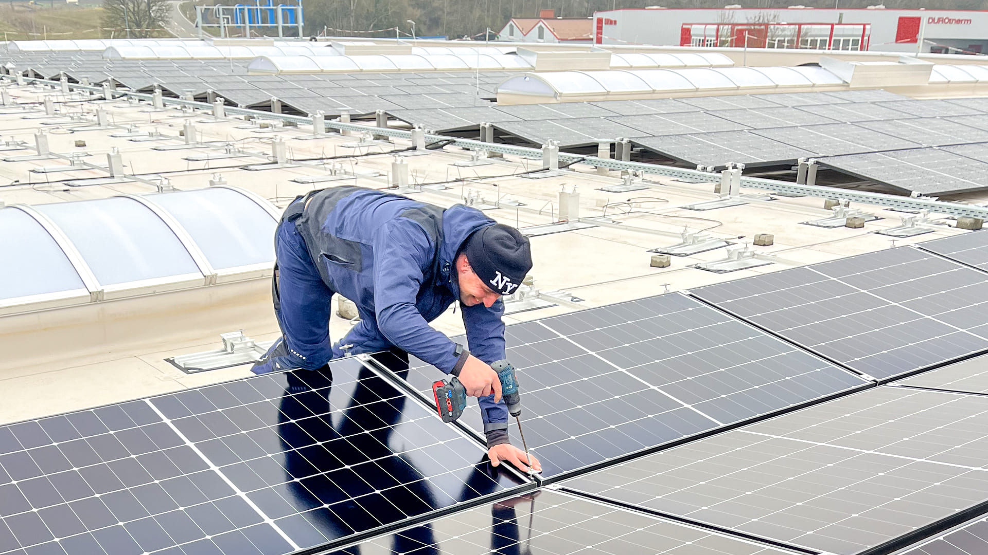 Photovoltaik-Anlage bei Infinex Group