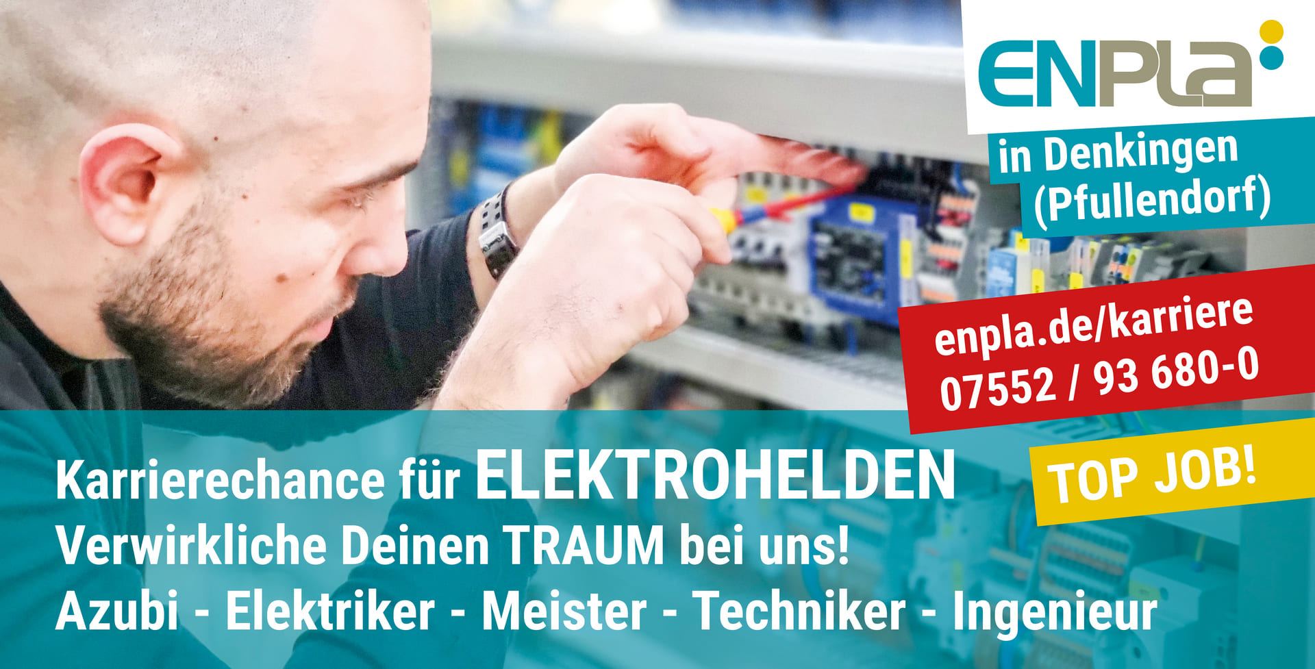 Karrierechance als Elektriker bei ENPLA!