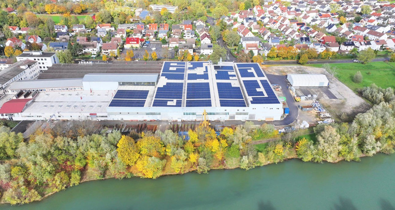 PV-Anlage mit Batteriespeicher bei Nagel Technologies GmbH in Nürtingen